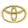 Эмблема золото SW Toyota (85х56мм) STE-009