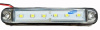 Фонарь контурный LED ТЕХАВТОСВЕТ универ 12-24V /прозрачный /с прокладкой /Sam  161-01-6LED-24B