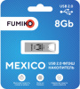 Карта памяти 8GB FUMIKO MEXICO  серебро USB 2.0