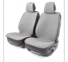 Накидки на сиденье CarPerformance передние 2 шт  fiberflax серые CUS-2032 GY