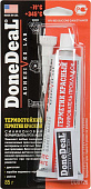 Герметик прокладка DoneDeal красный/термостойкий 85г  DD6726