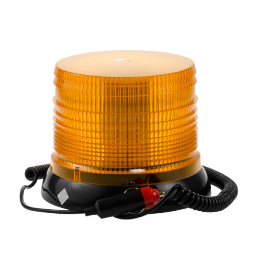 Маячок проблесковый оранжевый 24V магнит. в прикурив. светодиод. стробоскоп KF-WB-10 LED  150120