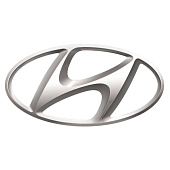 Эмблема хром SW Hyundai (115x60мм)