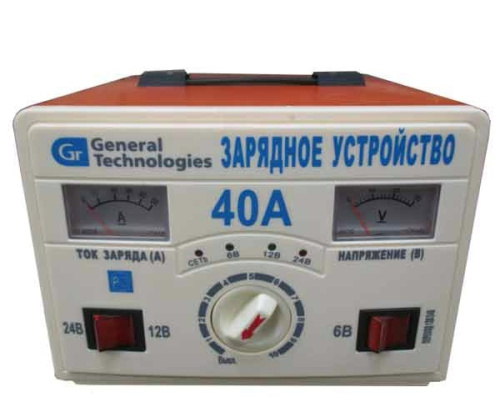 Зарядное устройство АКБ GENERAL TECHNOLOGIES-009 40А 6V/12V/24V