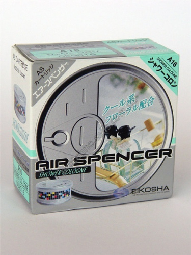 Ароматизатор EIKOSHA AIR Spencer SHOWER COLOGNE меловой  A16