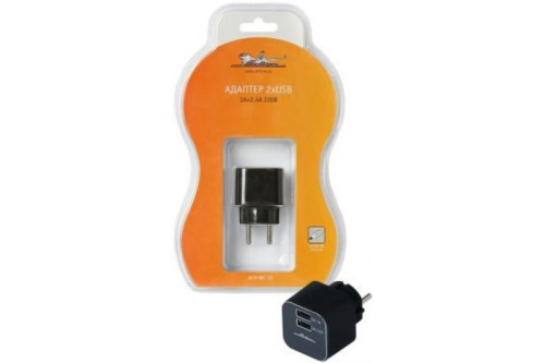 АЗУ 2USB 2,5A +1A 220V AIRLINE ACH-WC-10