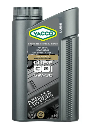 YACCO LUBE GDI 5W30 синт.масло 1л.