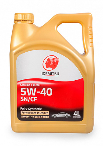 Idemitsu Fully Synthetic 5W40 SN/CF синт.масло 4л  87410