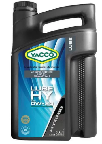 YACCO LUBE HY 0W20 синт.масло 5л.